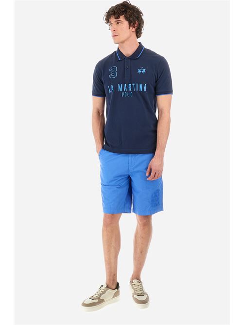 MAN POLO S/S PIQUET STRETCH LA MARTINA | YMP320-PK001/07017